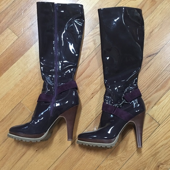 Jessica Simpson Shoes - NEW Jessica Simpson plum heeled boots